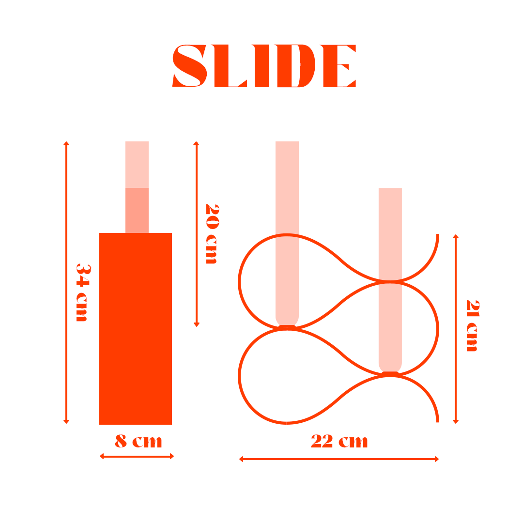 Wazon SLIDE Różowy