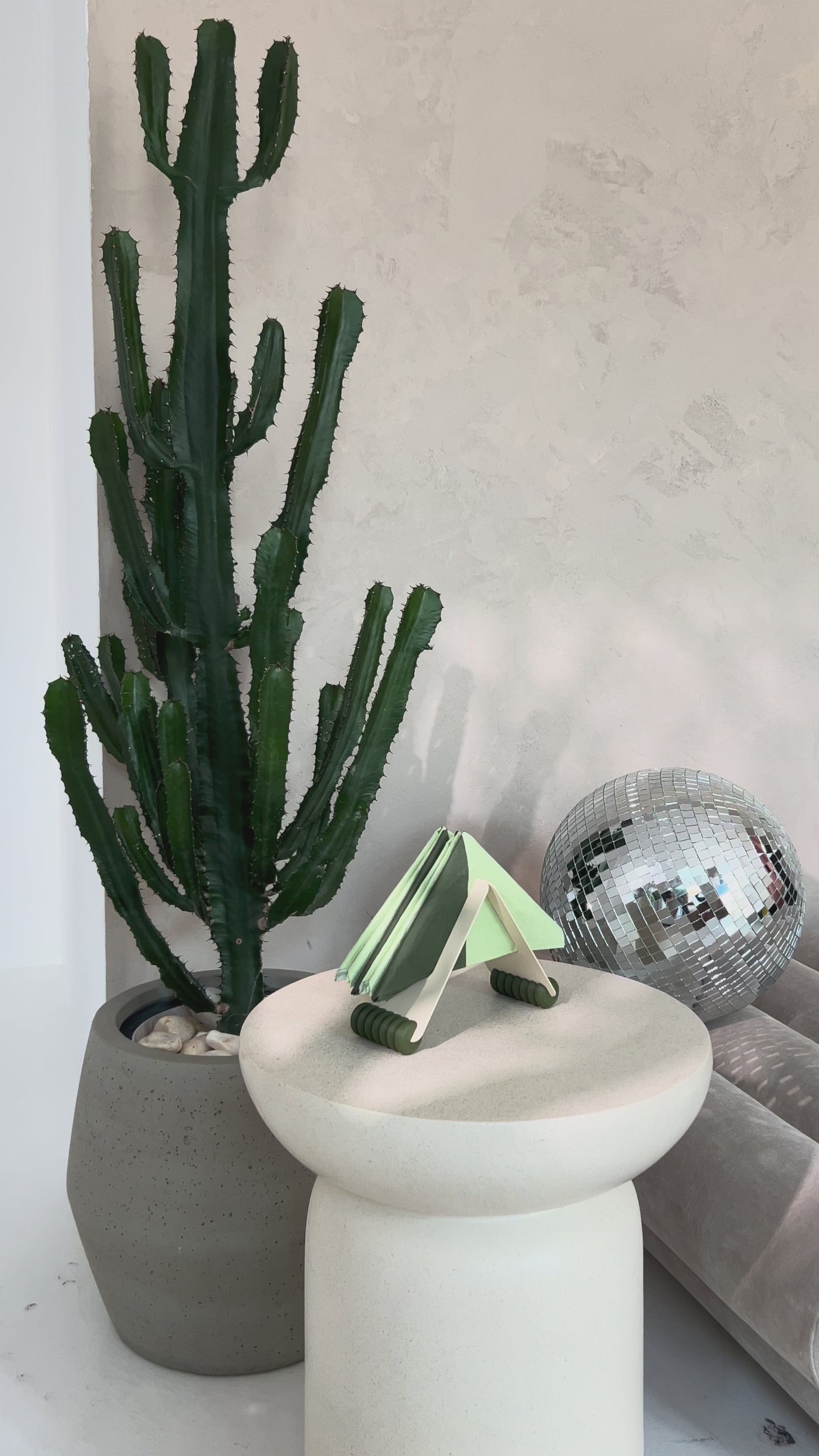 Napkin Holder CHEER Beige Olive