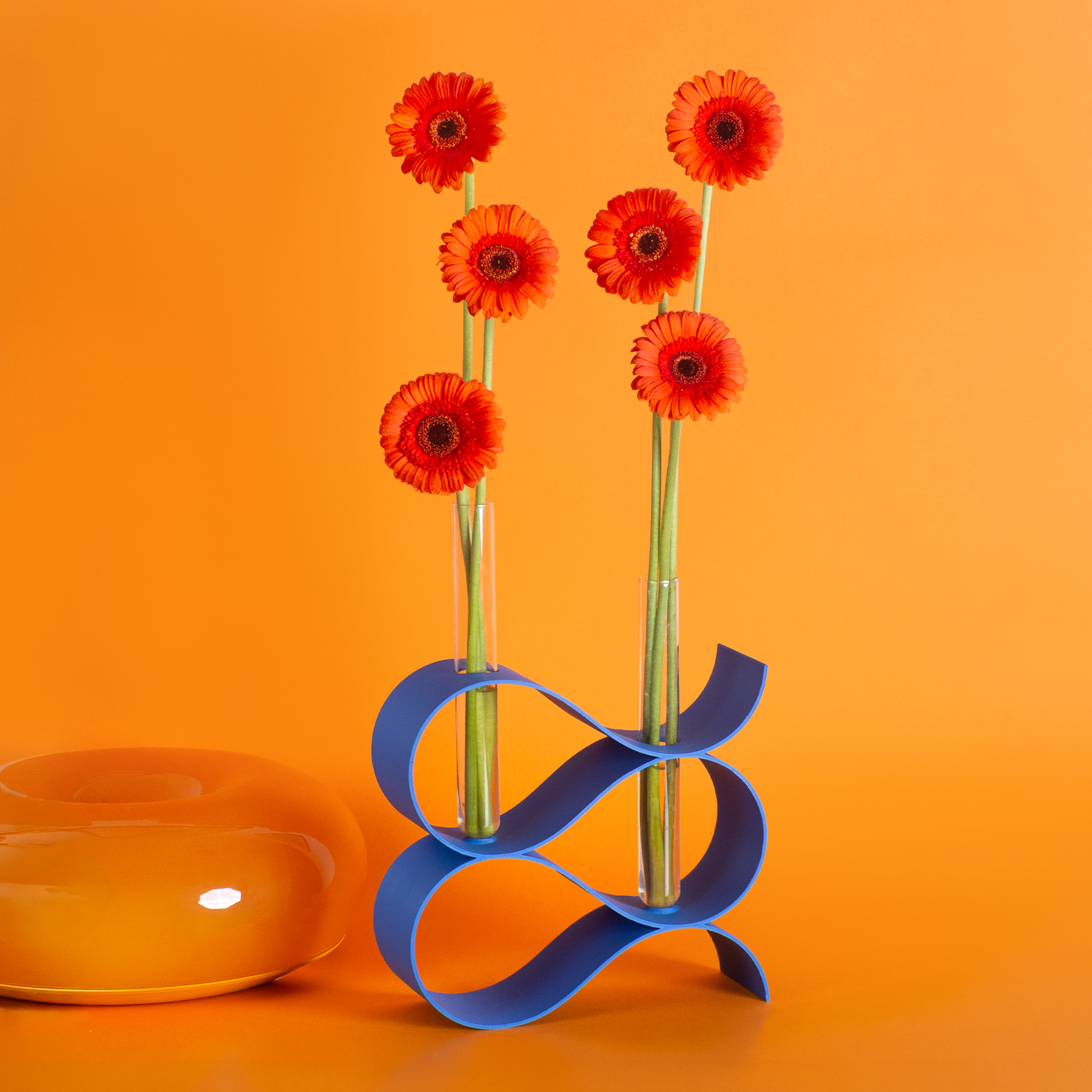 SLIDE Vase Blue